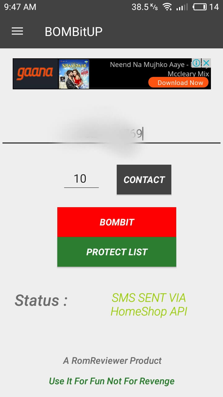 anti sms bomber pro apk free download